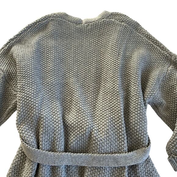 Cezele Boutique Women’s Gray Oversized Knit Open Front Cardigan Size Medium NWT - Picture 10 of 11